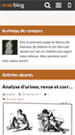 Mobile Screenshot of leniveauderumeur.over-blog.com