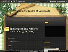 Tablet Screenshot of cuisine-legere-et-gourmande.over-blog.com