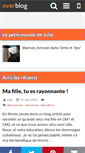 Mobile Screenshot of lepetitmonde.dejulie.over-blog.com