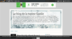 Desktop Screenshot of gaelle.atelier.toiles.over-blog.com