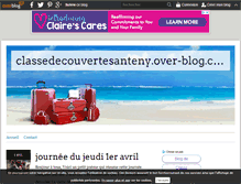 Tablet Screenshot of classedecouvertesanteny.over-blog.com