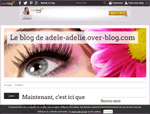 Tablet Screenshot of adele-adelie.over-blog.com