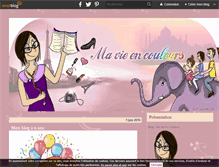 Tablet Screenshot of mavieencouleurs.over-blog.com