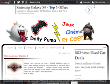 Tablet Screenshot of dailypuma.over-blog.com