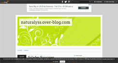 Desktop Screenshot of naturalyss.over-blog.com
