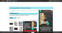 Desktop Screenshot of gymetdanse.over-blog.com