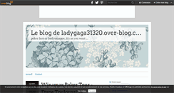 Desktop Screenshot of ladygaga31320.over-blog.com