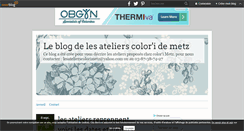 Desktop Screenshot of lesatelierscolorimetz.over-blog.com