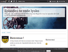 Tablet Screenshot of episodesdecodelyoko.over-blog.fr