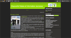 Desktop Screenshot of dispositifsrelaisduloiretetinformationjeunesse.over-blog.com
