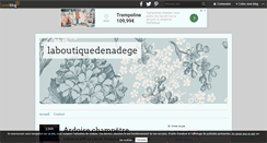 Desktop Screenshot of laboutiquedenadege.over-blog.com