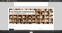 Desktop Screenshot of conanworld.over-blog.com