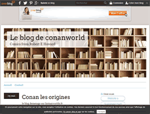 Tablet Screenshot of conanworld.over-blog.com