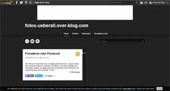 Desktop Screenshot of fotos-ueberall.over-blog.com