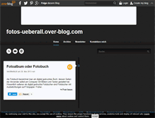 Tablet Screenshot of fotos-ueberall.over-blog.com
