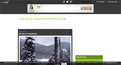Desktop Screenshot of lesquirou.over-blog.com
