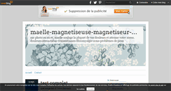 Desktop Screenshot of maelle-magnetisme-bretagne.over-blog.com