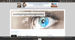 Desktop Screenshot of ecolepergaudnospoesies.over-blog.com