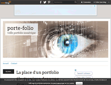 Tablet Screenshot of porte-folio.over-blog.com