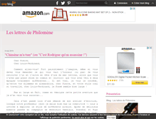 Tablet Screenshot of lettresphilomene.over-blog.com