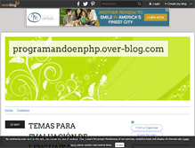 Tablet Screenshot of programandoenphp.over-blog.com