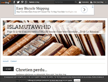 Tablet Screenshot of islamutawhid.over-blog.fr