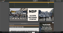 Desktop Screenshot of ndp-infos.over-blog.com