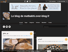 Tablet Screenshot of matbakhi.over-blog.fr