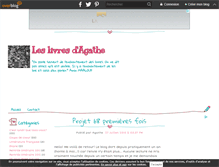 Tablet Screenshot of leslivresdagathe.over-blog.com