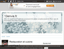Tablet Screenshot of 13envie.over-blog.fr
