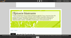 Desktop Screenshot of leblogepicerie-itinerante.over-blog.com
