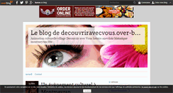 Desktop Screenshot of decouvriravecvous.over-blog.fr