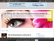 Tablet Screenshot of decouvriravecvous.over-blog.fr