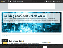 Tablet Screenshot of geekette-urban.over-blog.com