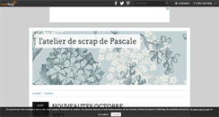 Desktop Screenshot of latelierdepascale.over-blog.fr