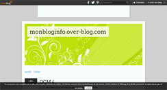 Desktop Screenshot of monbloginfo.over-blog.com