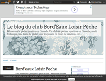 Tablet Screenshot of bordeauxloisirpecheleblog.over-blog.fr
