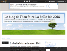 Tablet Screenshot of labellebio2010.over-blog.com