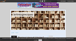 Desktop Screenshot of lettresgrecques.over-blog.fr