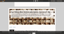 Desktop Screenshot of livresrares.over-blog.com