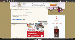 Desktop Screenshot of ecolestemariecormeilles.over-blog.com
