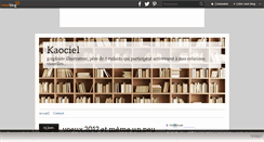 Desktop Screenshot of kaociel.over-blog.com