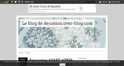 Desktop Screenshot of decoxion.over-blog.com