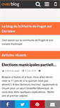 Mobile Screenshot of mairiedepuget.over-blog.com