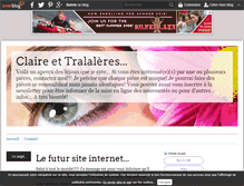 Tablet Screenshot of clairetralaleres.over-blog.com