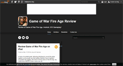 Desktop Screenshot of gameofwarfireagereview.over-blog.com