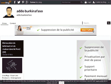 Tablet Screenshot of addo-burkinafaso.over-blog.com