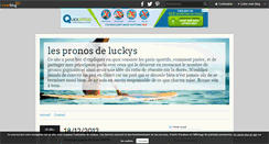 Desktop Screenshot of lespronosdeluckys.over-blog.com