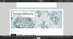 Desktop Screenshot of passion-militaria.over-blog.com