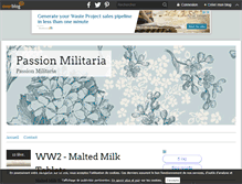 Tablet Screenshot of passion-militaria.over-blog.com